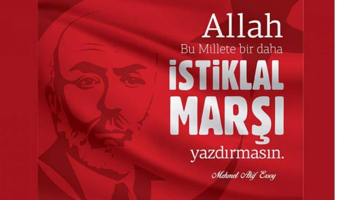 Milletimizin ortak sesi, ortak duygusu, yol haritası olan İstiklal Marşı'mızın 12 Mart 1921 tarihinde Türkiye Büyük Millet Meclisi tarafından kabul edilişinin 103. yıl dönümünü idrak ediyoruz.